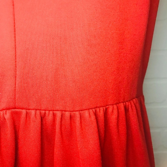 Madewell Ponte Screeplay Dress Large Red - Picture 3 of 6